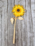 Hand Painted Sunflower Stem - Natty Deco_Just Makers