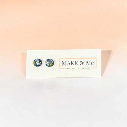 Make &amp; Me jewelry card with earrings on a light background