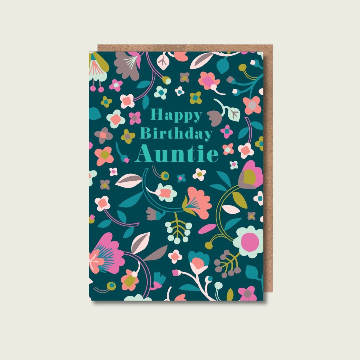 Happy Birthday Auntie Card - Maggie Magoo Designs_Just Makers