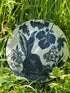 Hare in foliage stoneware plate by Yorkshire ceramic artist Ciara McClarence
