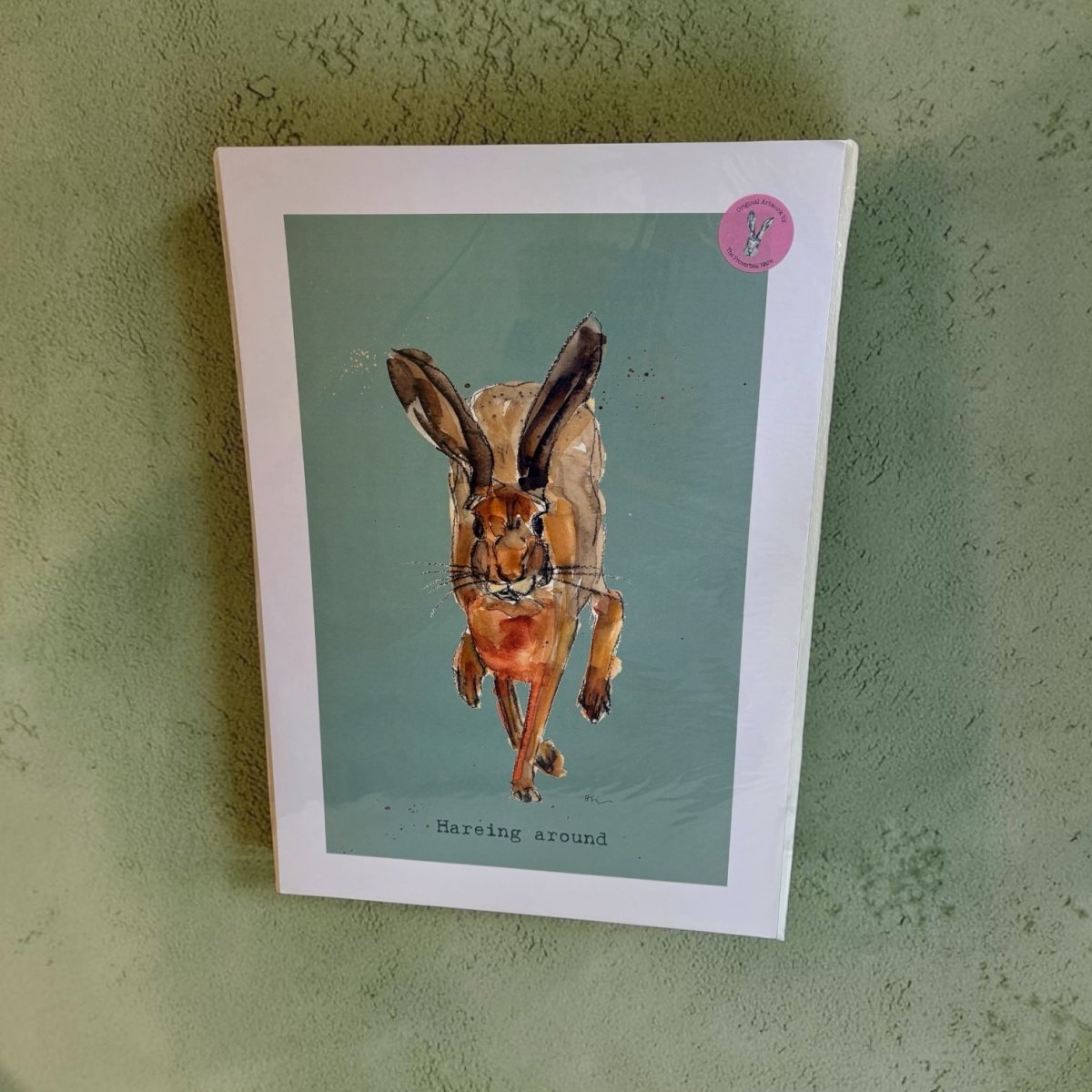 Hareing Around A3 Print - The Proverbial Hare_Just Makers
