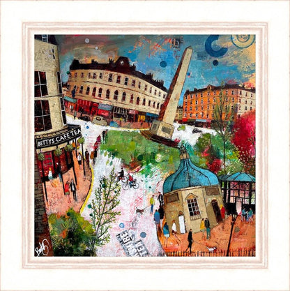 Harrogate Obelisk Original Painting - Richard Burel_Just Makers