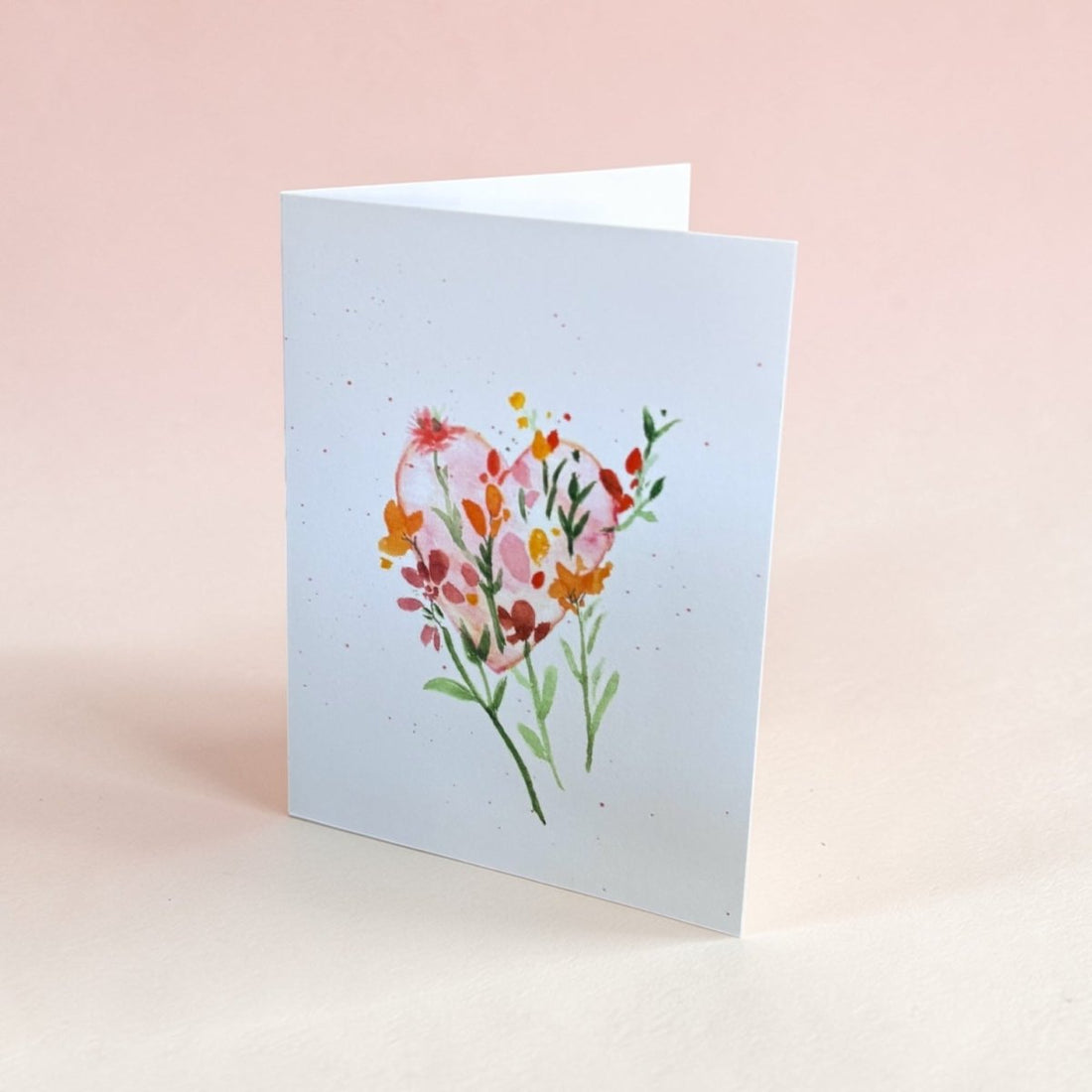 Heart and Flowers Card - Beverley Holgate_Just Makers