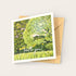 Greeting card with nature-themed design and &