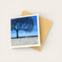 Greeting card with a tree and &