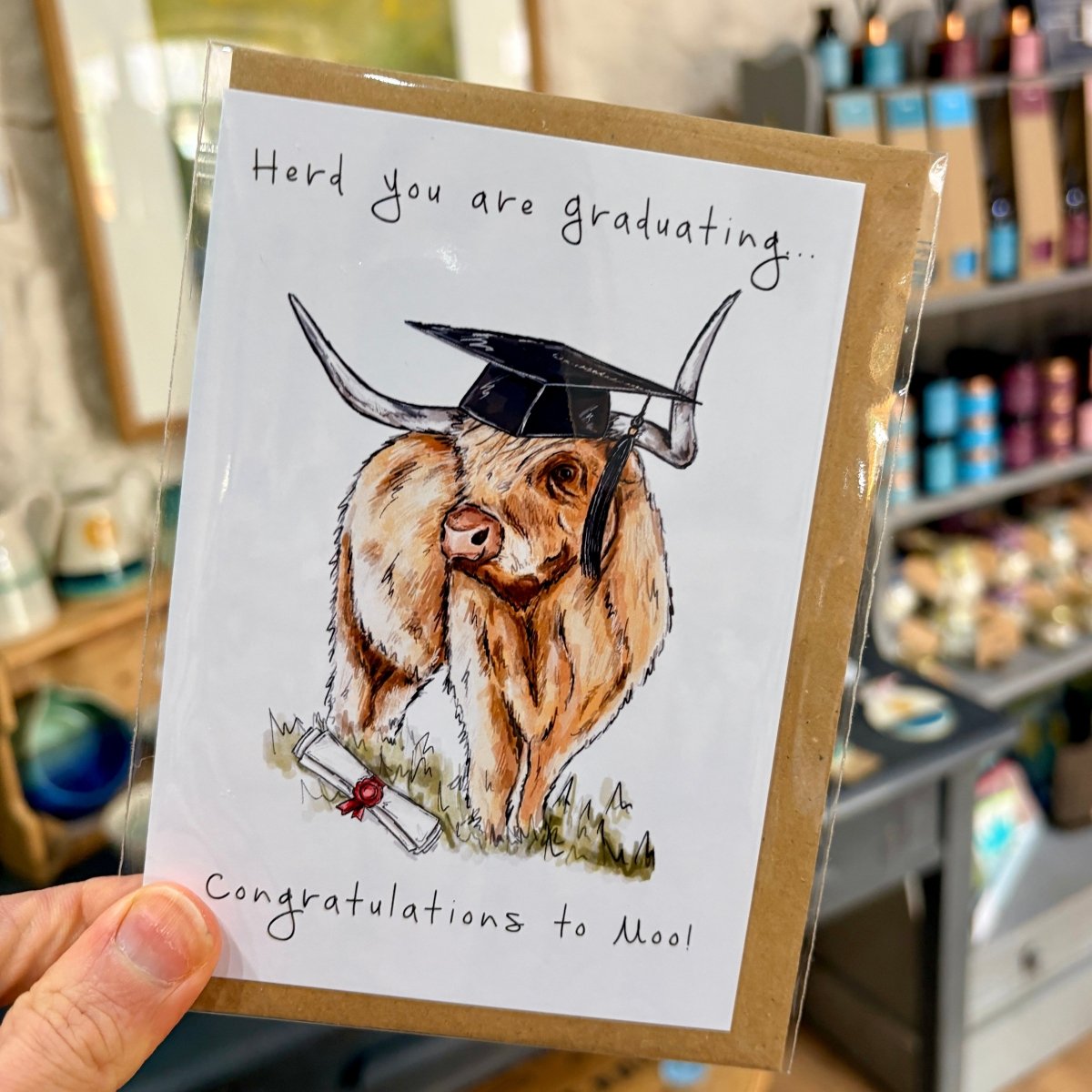 Herd You are Graduating Card - HD Designs_Just Makers