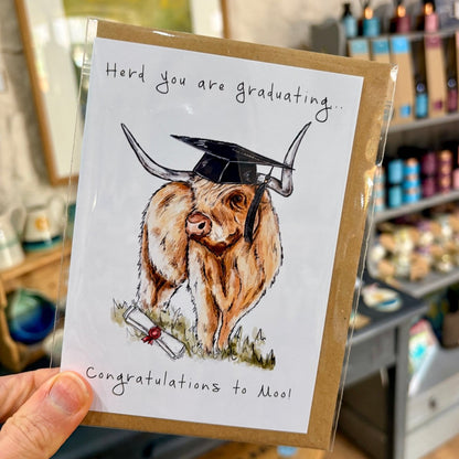 Herd You are Graduating Card - HD Designs_Just Makers