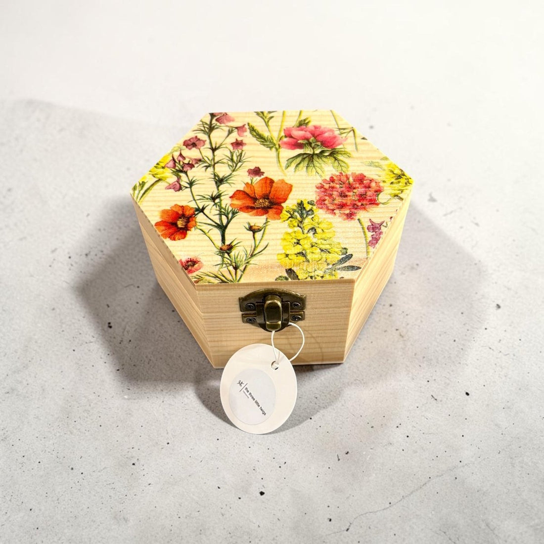Hexagonal Meadow Flower Box - Sarah Tustin_Just Makers