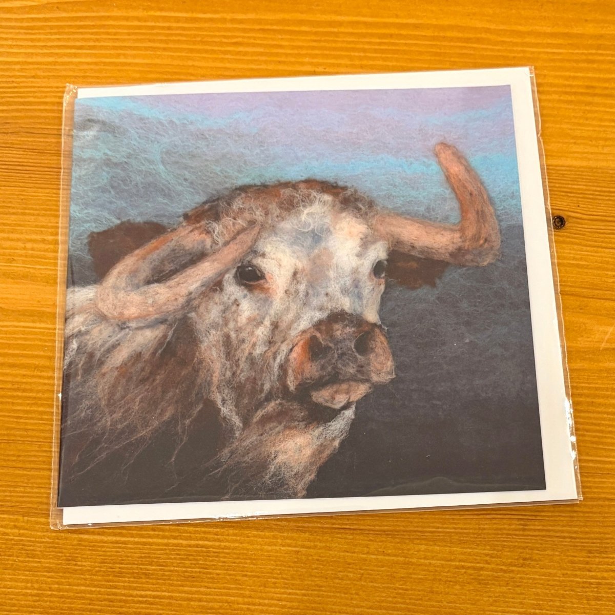 Highland Cow Greeting Card - Pam Chilton_just makers