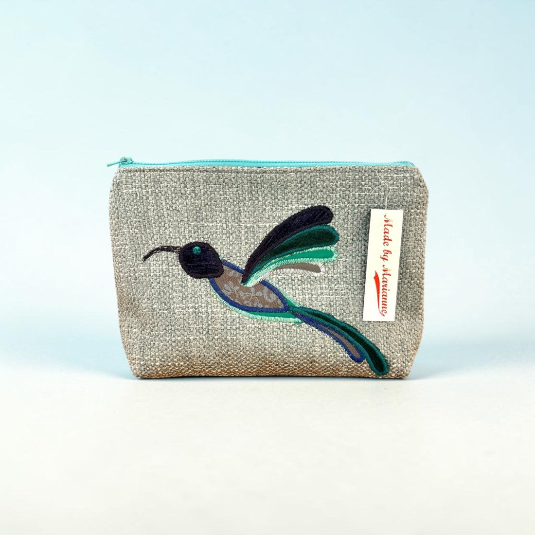 Large Hummingbird Make Up Bag - Made by Marianne_Just Makers