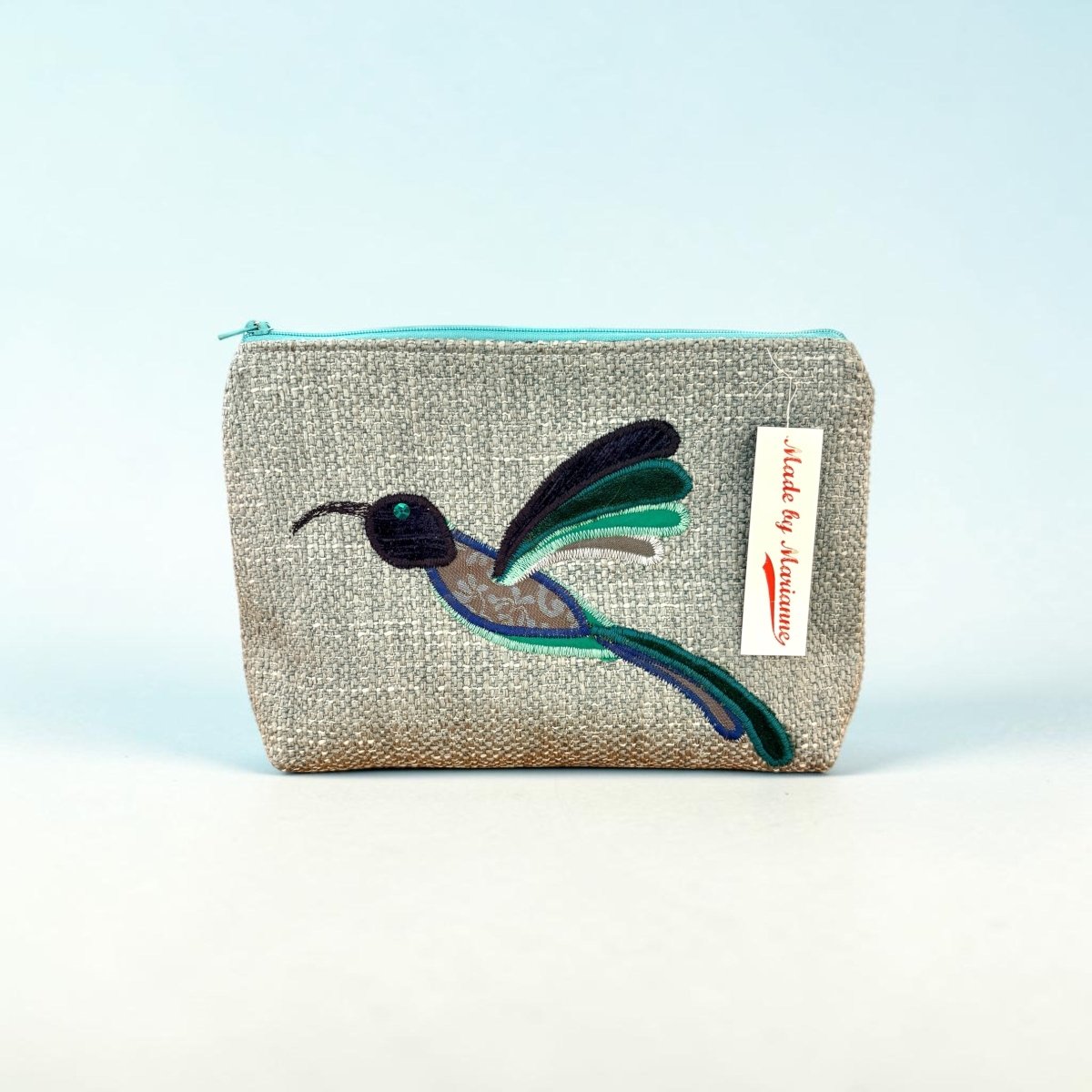 Large Hummingbird Make Up Bag - Made by Marianne_Just Makers