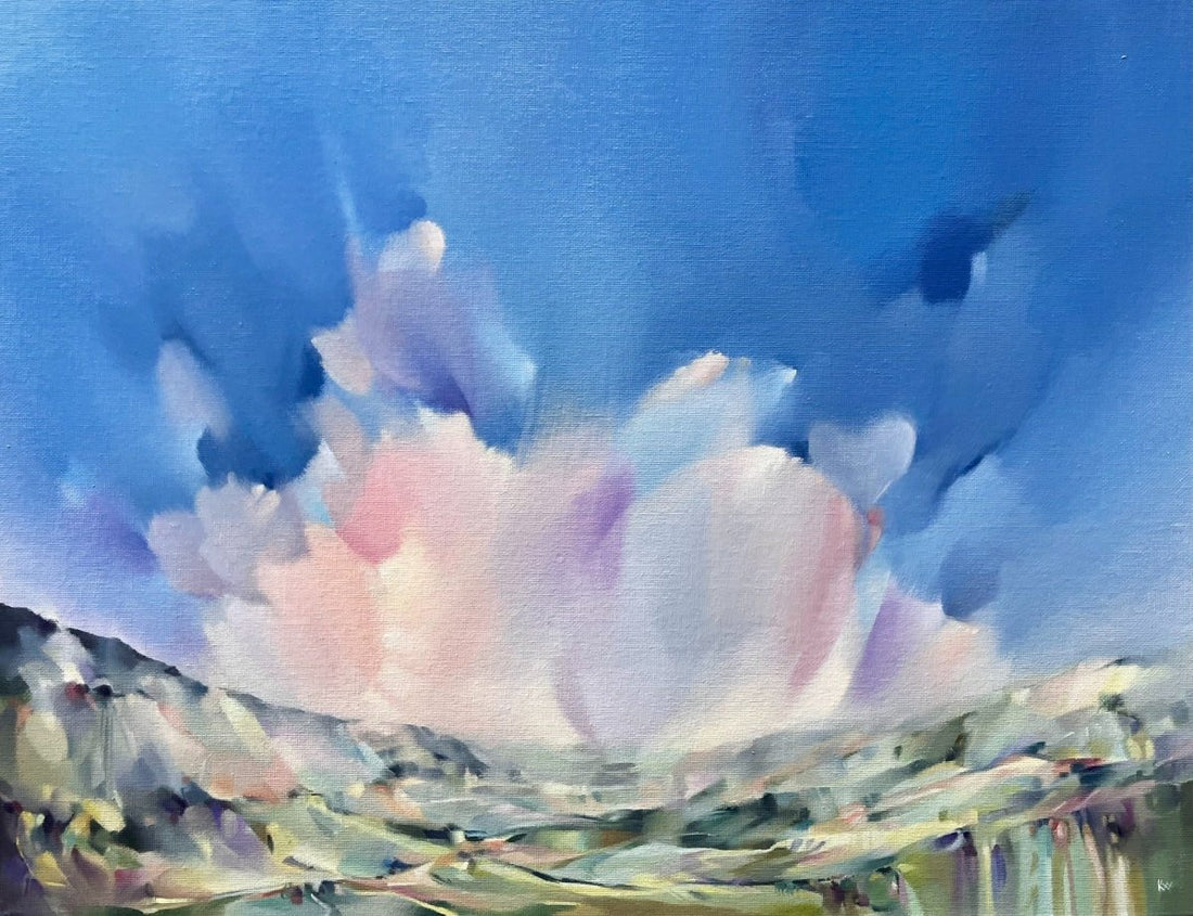 Lighter Days Ahead original oil painting by Katherine Whitby
