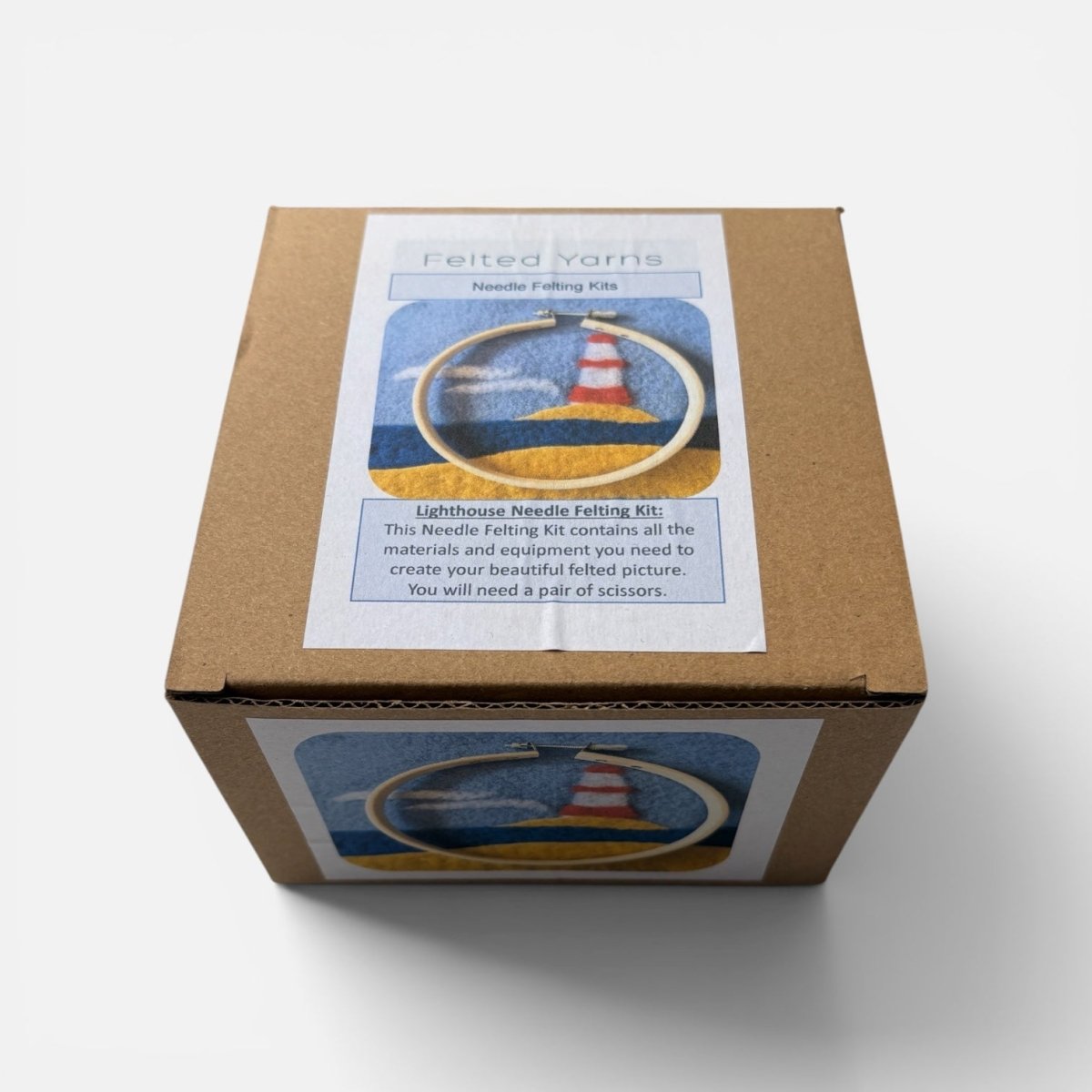 Lighthouse Mini Needle Felting Kit - Felted Yarns_Just Makers