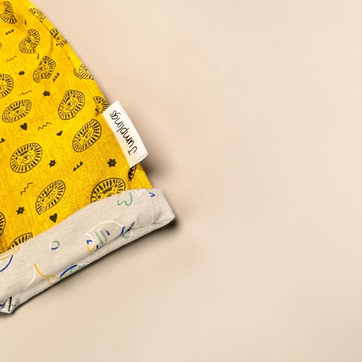 Lion Jersey Reversible Trousers 6 Months - Jumplings Clothes_Just Makers