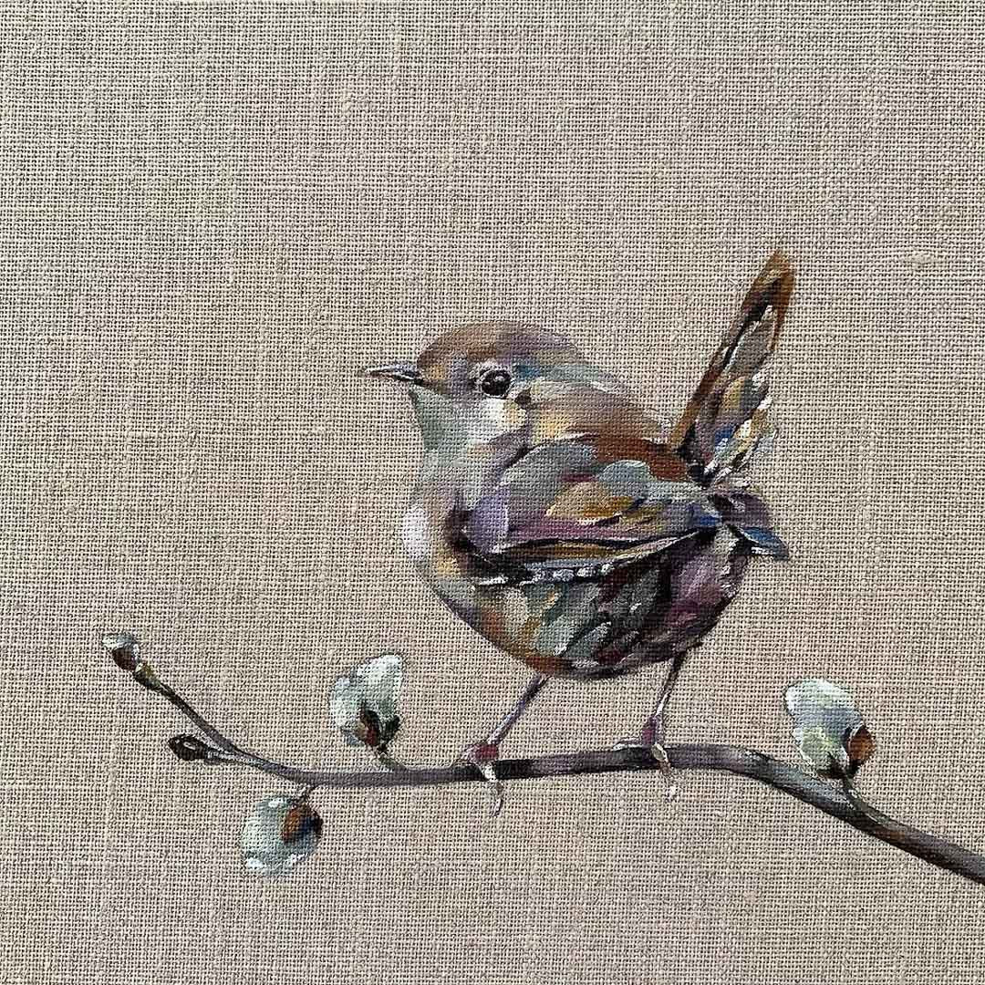 little Jenny wren greeting card by Katherine Whitby_Just Makers
