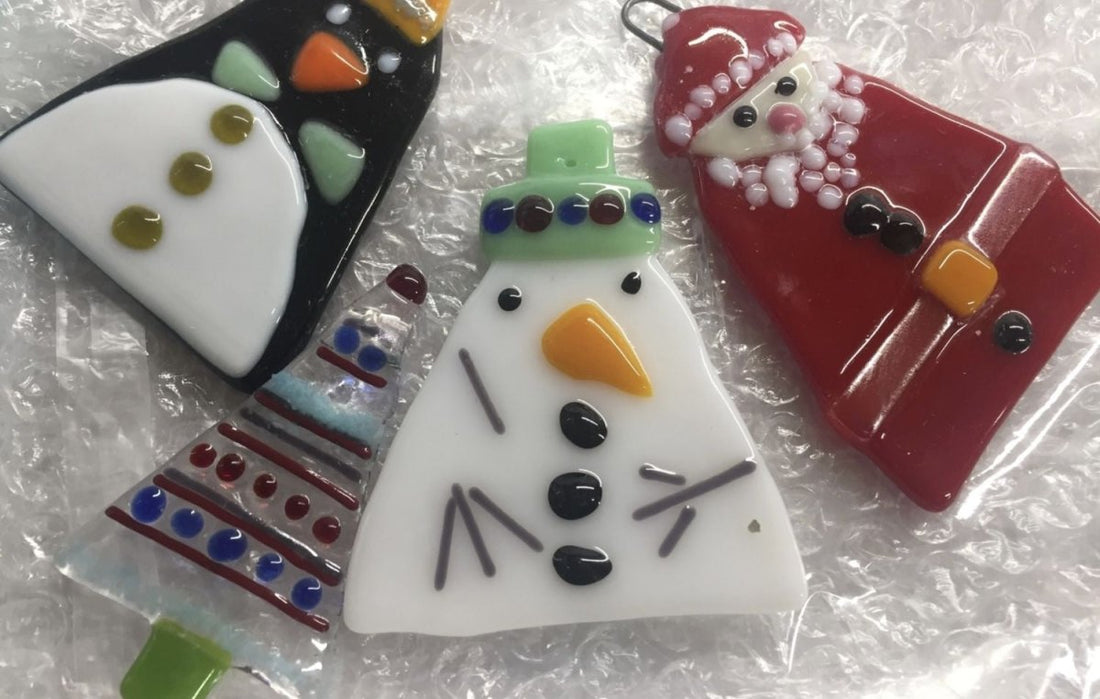 Make Fused Glass Christmas Decorations Workshop 09 November - Just Makers Just Makers