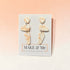Marbled Pebble Statement Earrings - Make & Me_Just Makers