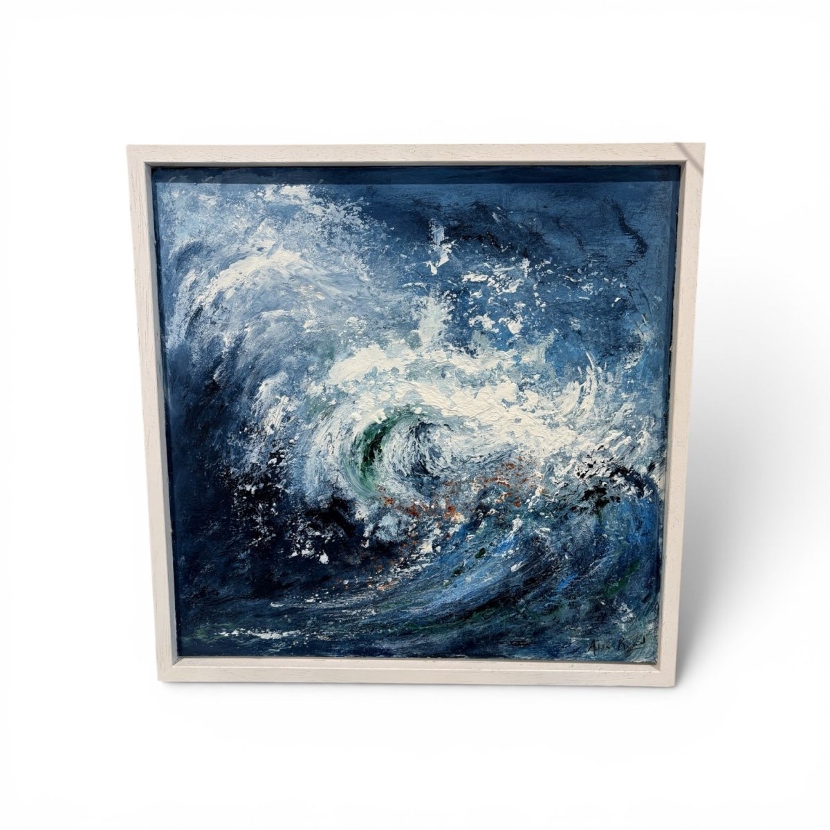 March Wave Breaking Original Painting - Ailsa Read_Just Makers