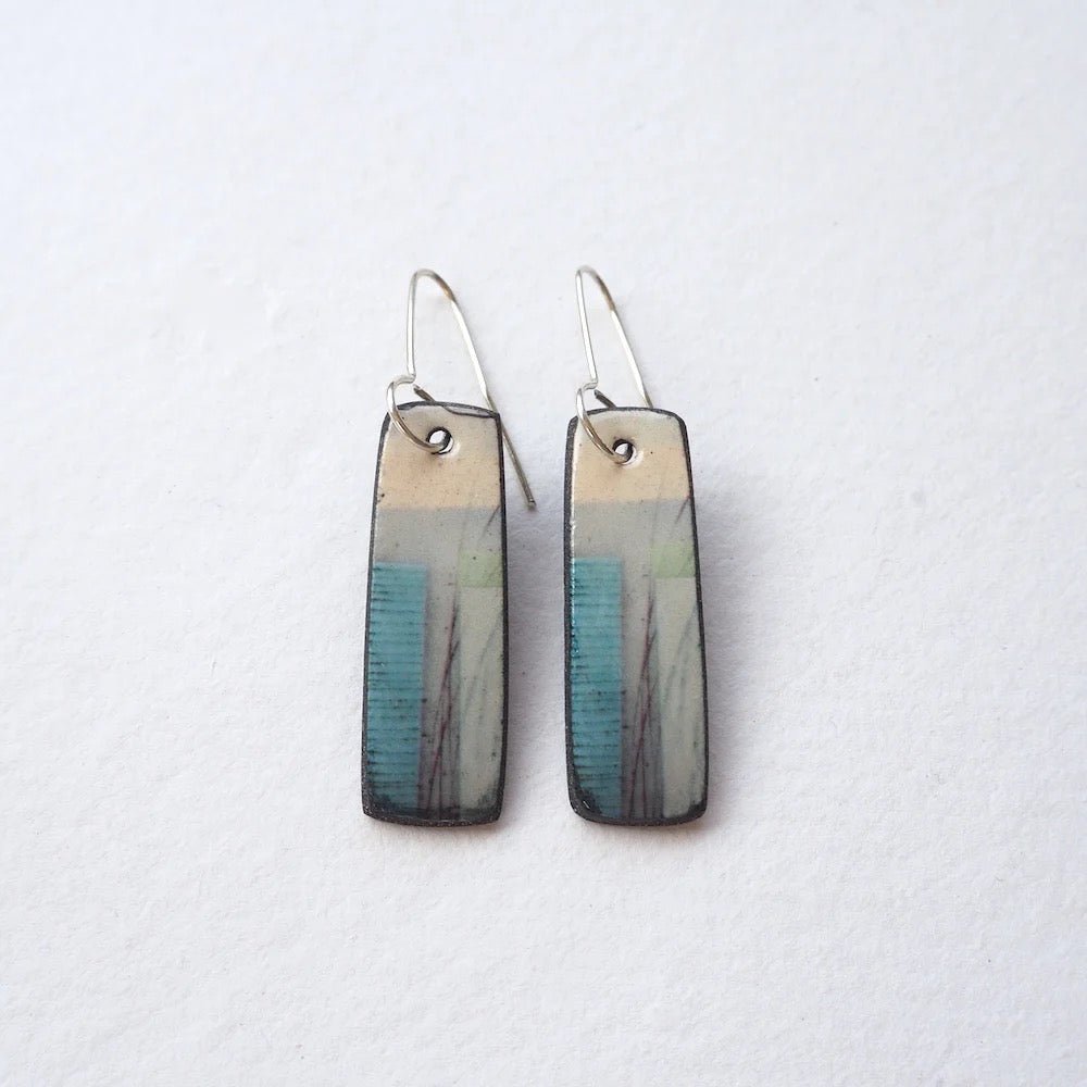 Mere Elements Range Drop Earrings - Karen Howarth Ceramics_Just Makers