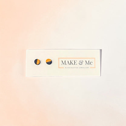 Make &amp; Me jewelry card with earrings on a gradient background