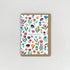 Greeting card with floral design and &