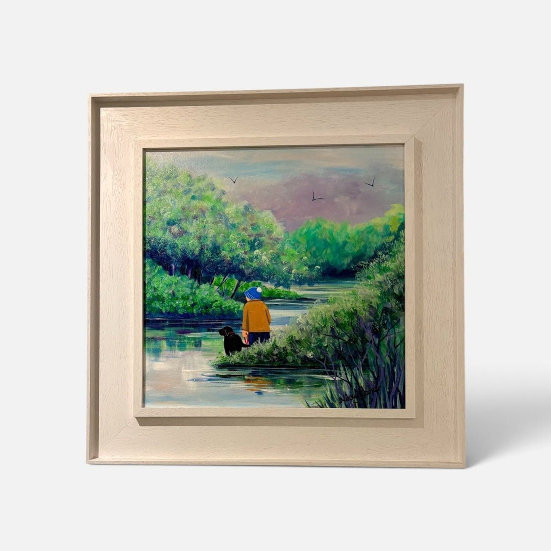 Misty Morning Moments Original Painting - Nikky Corker_Just Makers