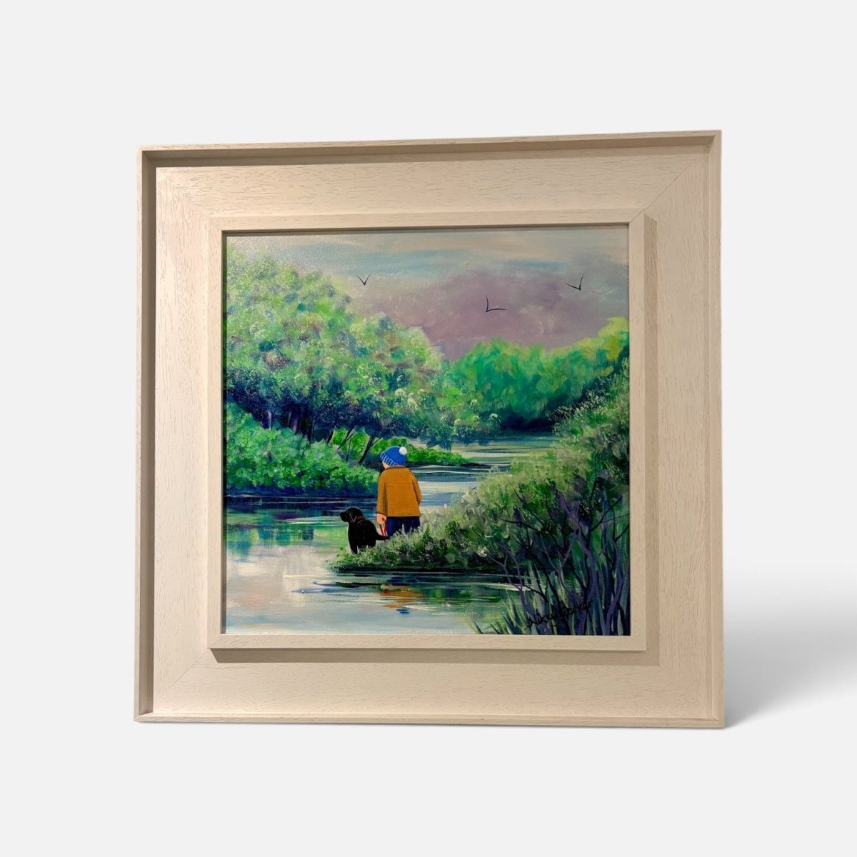 Misty Morning Moments Original Painting - Nikky Corker_Just Makers