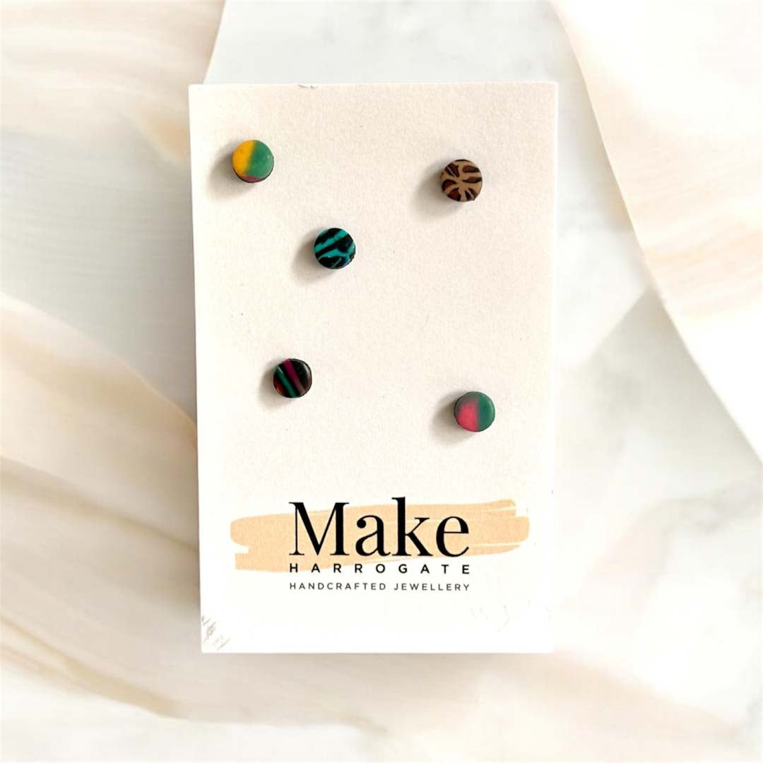 Mixed Dot Stud Pack - Make Harrogate_Just Makers