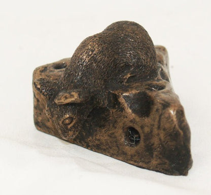 Mouse on Cheese Sculpture – John Rattenbury_Just Makers