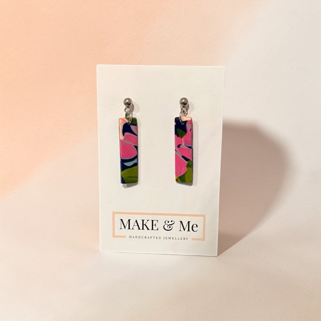 Multi-Coloured Drop Earrings - Make &amp; Me_Just Makers