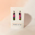 Multi-Coloured Drop Earrings - Make & Me_Just Makers