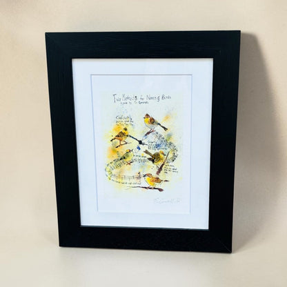 Naming Birds Framed A5 Print - Tim Gomersall Art_just makers 