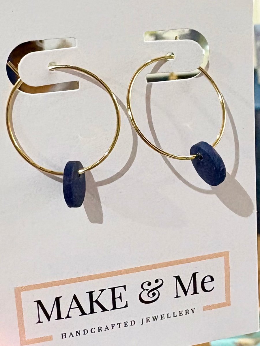 Navy Button Hoops - Make &amp; Me_Just Makers