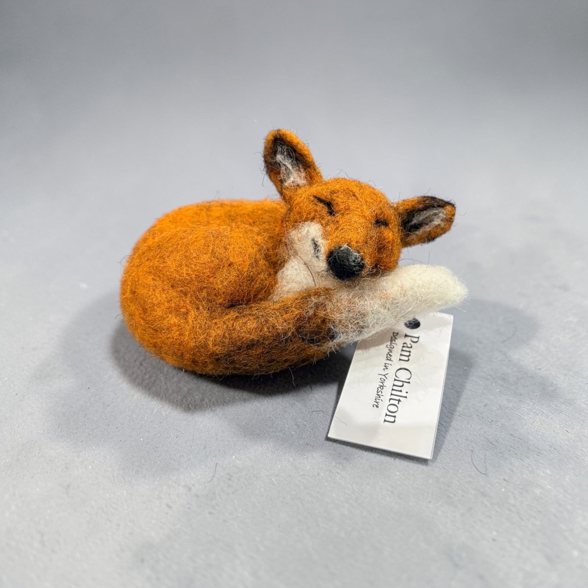 Needle Felt Sleeping Fox - Pam Chilton_Just Makers
