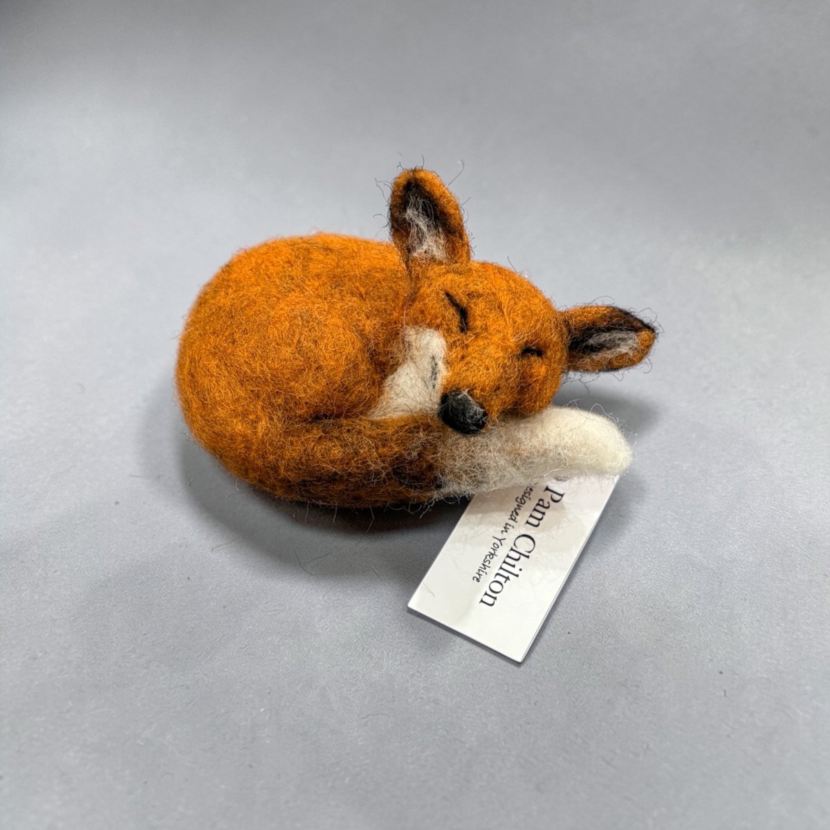 Needle Felt Sleeping Fox - Pam Chilton_Just Makers
