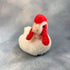 Needle Felt White Hen - Pam Chilton_Just Makers