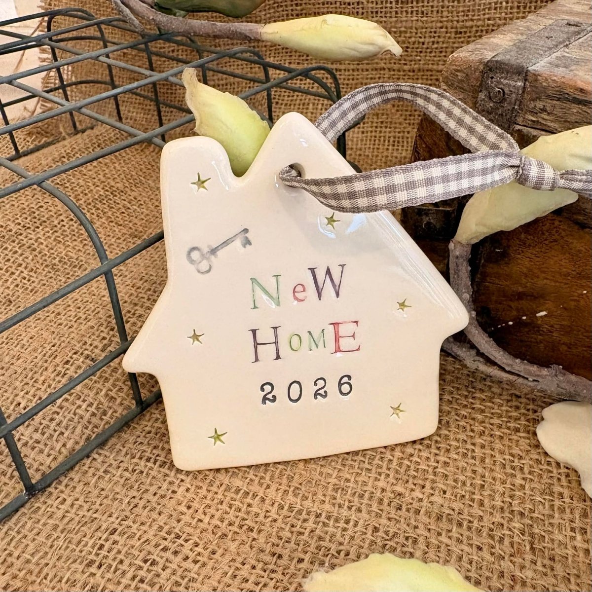 New Home 2026 House Ornament - Jamali Annay Designs_Just Makers