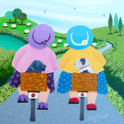 Nicky Corker Travelling Companions Print - Just Makers Nikki Corker