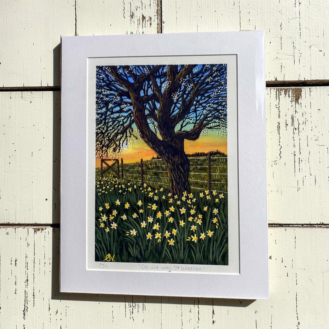 On the Way To Woodhall A4 Giclee Print - Sarah Jane Nicholls_Just Makers