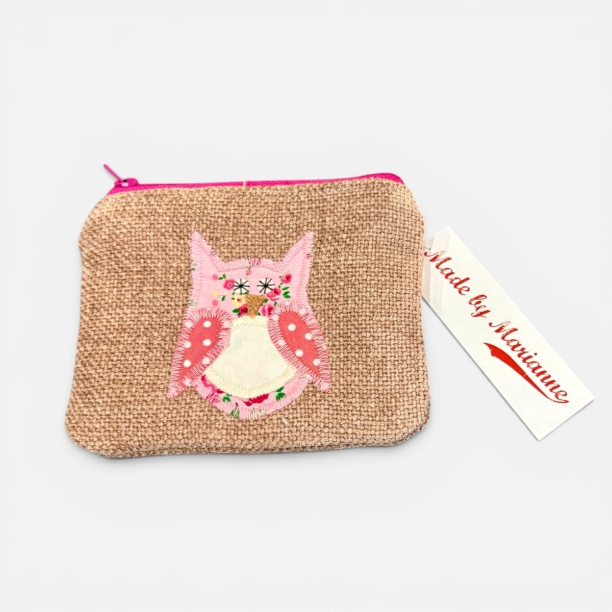 Pink Owl Purse Made by Marianne_Just Makers
