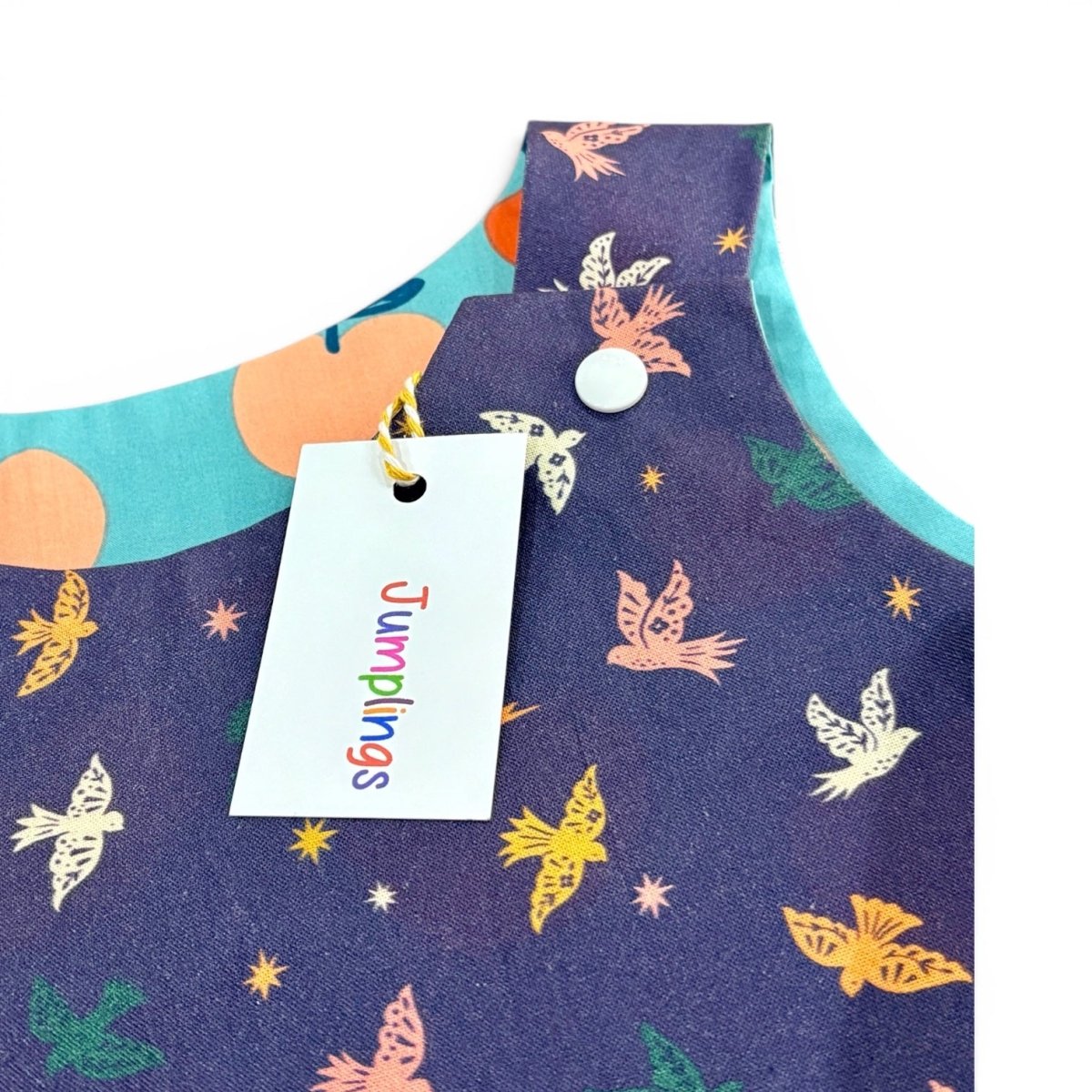Peach Reversible Dress 3-4 Years - Jumplings Clothes_Just Makers