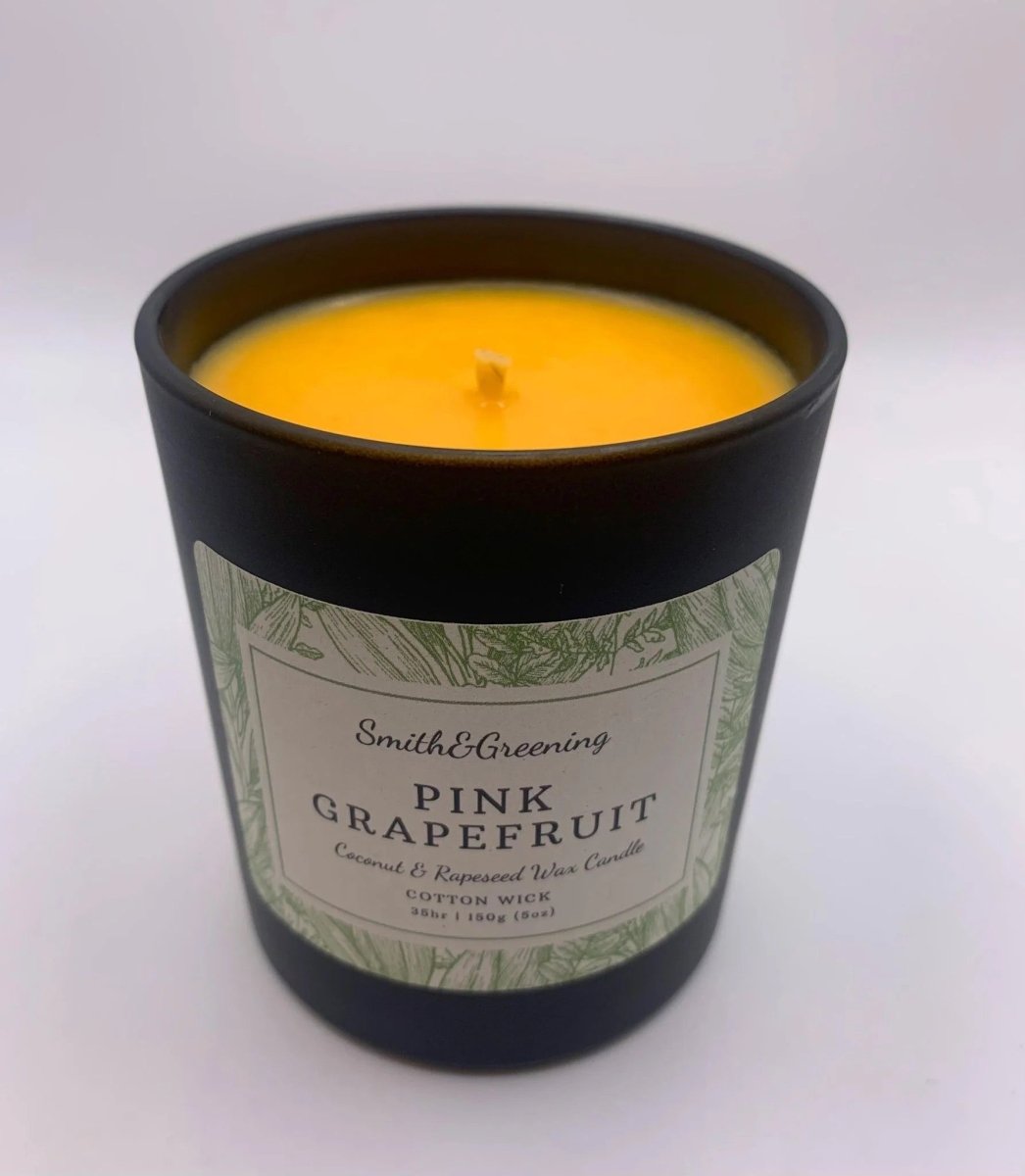Pink Grapefruit Large Candle - Smith and Greening_Just Makers