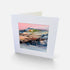 Pink Sky, White Horse Greeting Card - Annie Bousfield