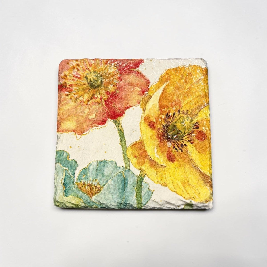 Poppy Coaster Slate - Sarah Tustin_Just Makers