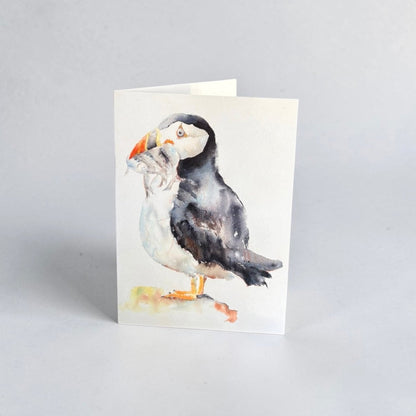 Puffin Greeting Card - Tim Gomersall Art_Just Makers