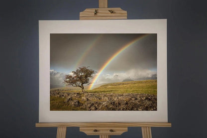 Rainbow over Winskill Stones Photograph - Paula Beaumont Adventures_Just Makers