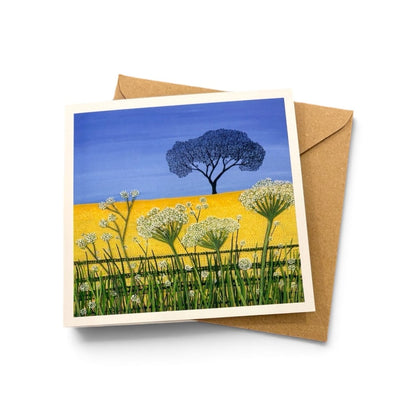Rapeseed Field Greeting Card - Sarah Jane Nicholls_Just Makers