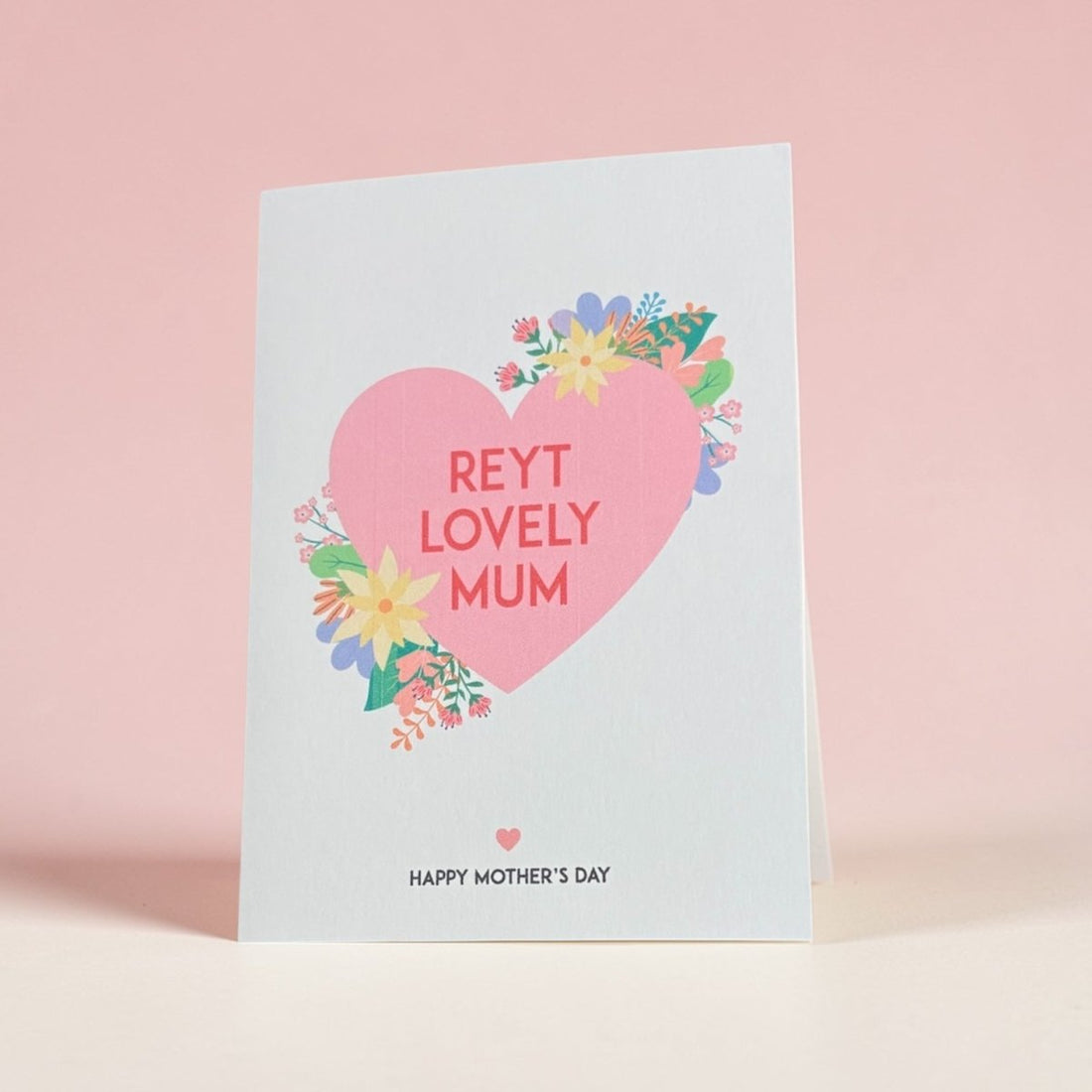 Reyt Lovely Mum Greeting Card - JAM Artworks_Just Makers