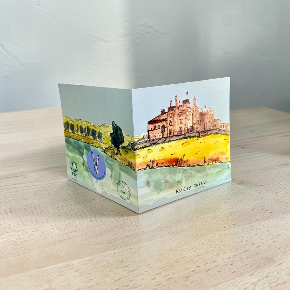 Ripley Castle Card - The Proverbial Hare_Just Makers