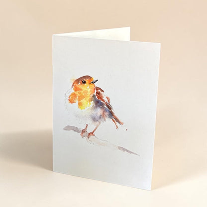 Robin Greeting Card - Tim Gomersall Art_Just Makers